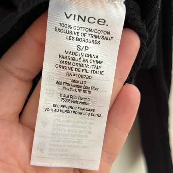 Vince Ribbed Polo Cardigan - Picture 5 of 6